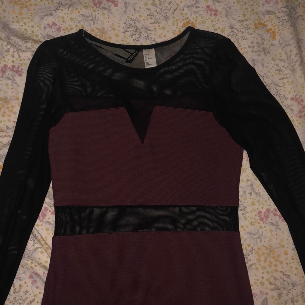 Going Out Dress in Burgundy